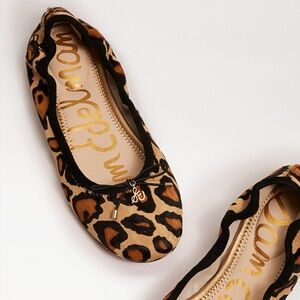 NWT Sam Edelman Felicia Animal Print Flats